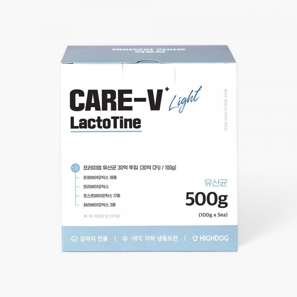 [하이독] 케어브이 라이트 락토틴(장건강 기능식) 화식 500g