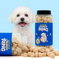 댕댕이연구소 파삭 크런치 링 황태 80g 저칼로리 간식