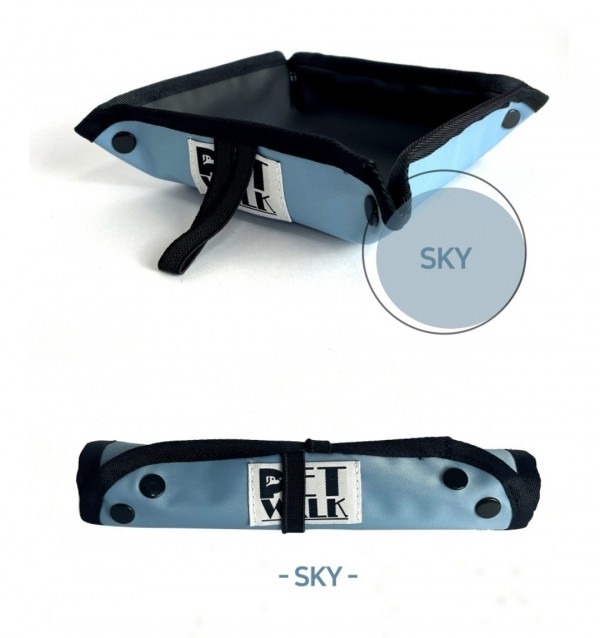 페오펫몰,산책 휴대용 접이식 강아지 밥그릇 물그릇