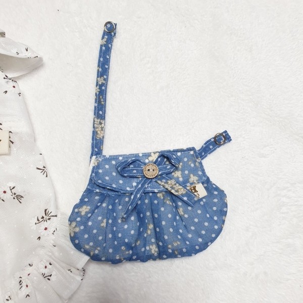 페오펫몰,화이트 드림 원피스/ 보닛 /가방  4XS-9XL 초소 중 대형 고양이 옷 강아지 원피스 외출복 나들이복 행사 핸드메이드 맞춤제작