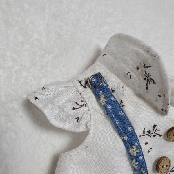 페오펫몰,화이트 드림 원피스/ 보닛 /가방  4XS-9XL 초소 중 대형 고양이 옷 강아지 원피스 외출복 나들이복 행사 핸드메이드 맞춤제작