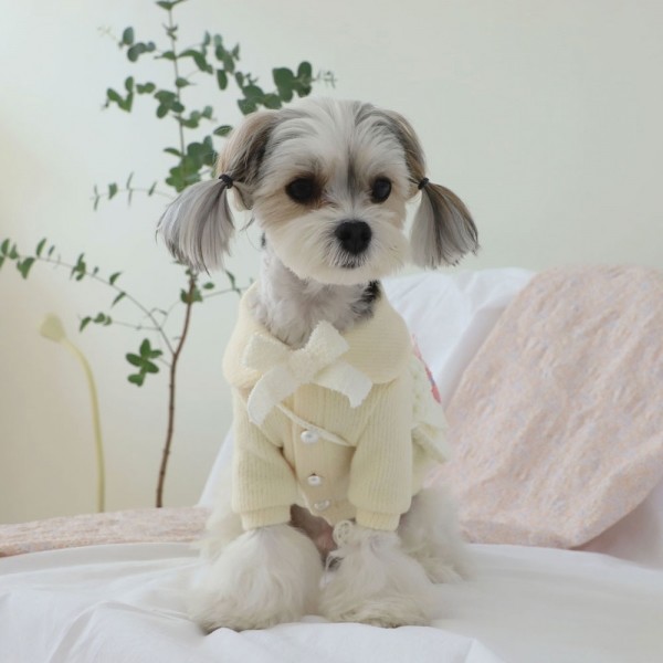 페오펫몰,몽앤치크 멜로우 펄 가디건_3colors