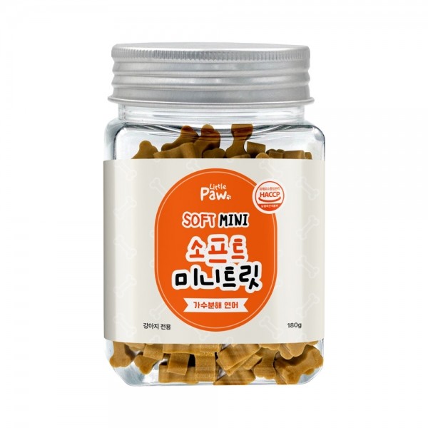 페오펫몰,리틀포우 소프트 미니트릿 강아지 간식 가수분해 연어 180g