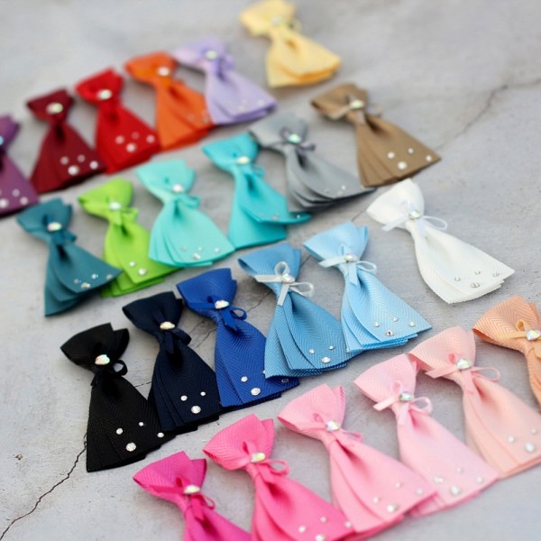 페오펫몰,[마망독] 뉴롤리팝 핸드메이드 리본핀 24color