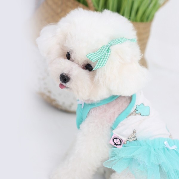 페오펫몰,[마망독] 네추럴체크 핸드메이드 리본핀 14color