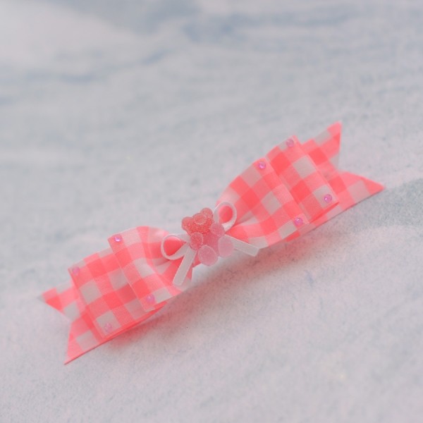 페오펫몰,[마망독] 형광스위티 핸드메이드 리본핀 3color