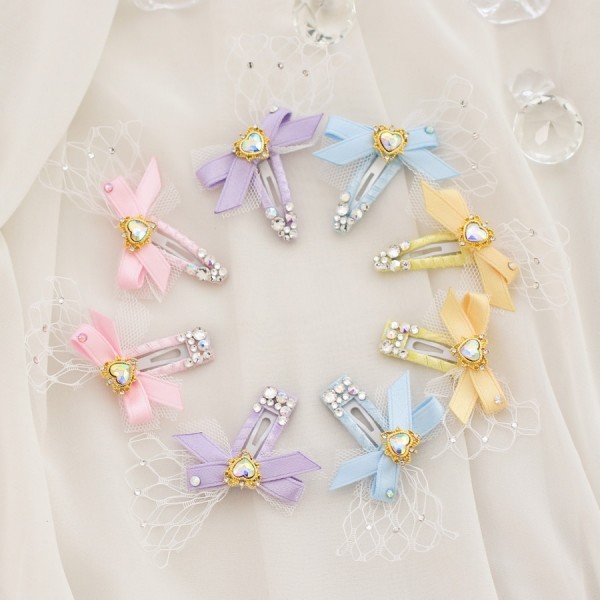 [마망독] 리리컬 핸드메이드 방수똑딱핀 4color