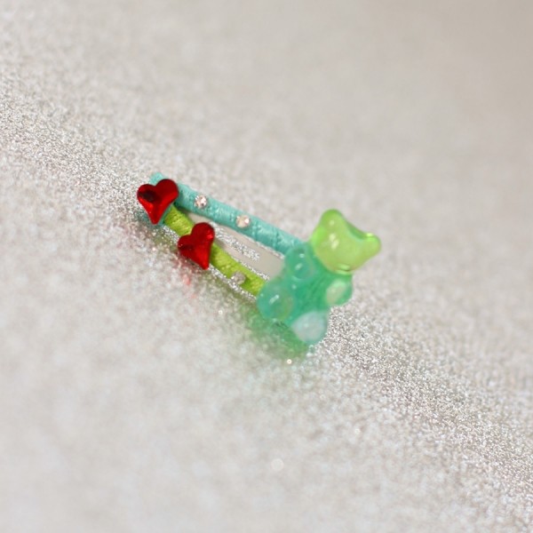 페오펫몰,[마망독] 젤리곰 핸드메이드 방수똑딱핀 6color