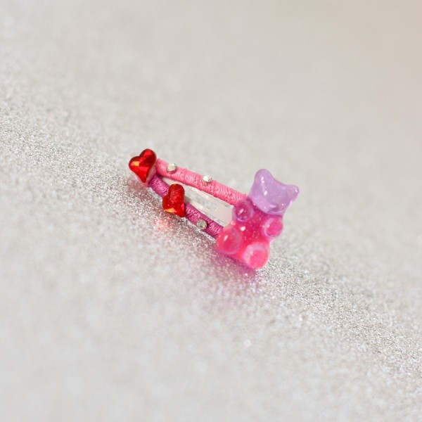 페오펫몰,[마망독] 젤리곰 핸드메이드 방수똑딱핀 6color