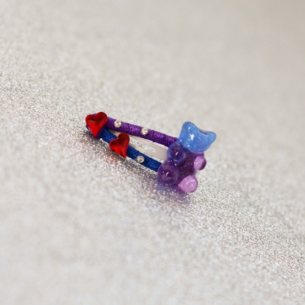 페오펫몰,[마망독] 젤리곰 핸드메이드 방수똑딱핀 6color