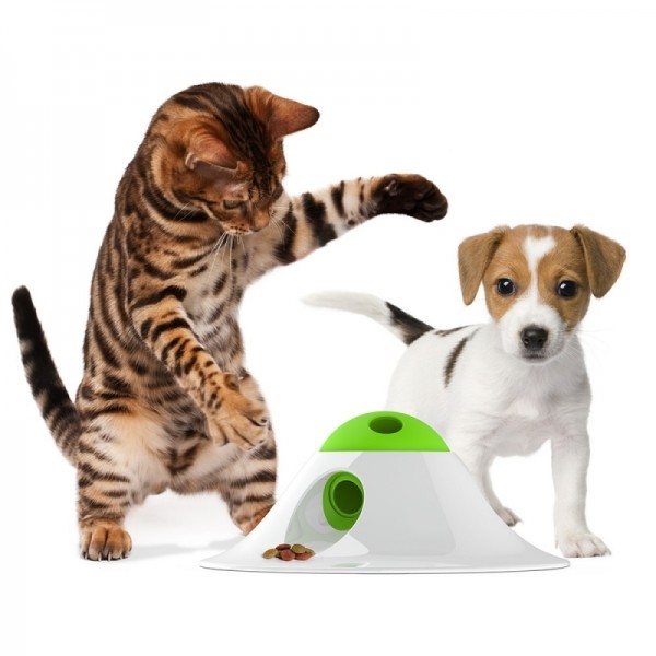 페오펫몰,[펫토리아] 르칙 스낵볼 퍼즐러 그린＆화이트