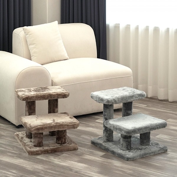 페오펫몰,펫토리아 한탭뚝딱 플러시 사각 강아지계단