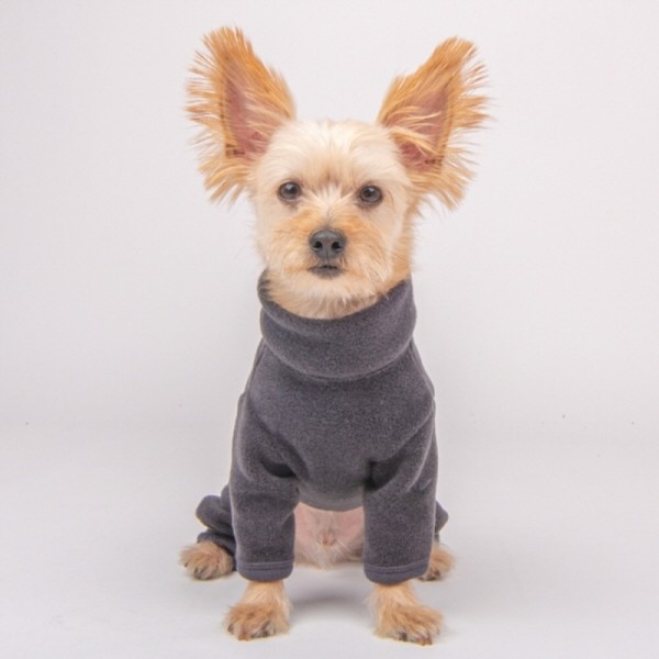 페오펫몰,[텐텐특가]올치 강아지 등지퍼 멜로우 올인원 후리스