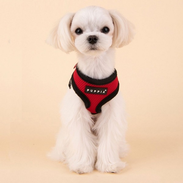 페오펫몰,퍼피아 강아지 산책용 베이직 소프트 하네스 15종 ~2XL