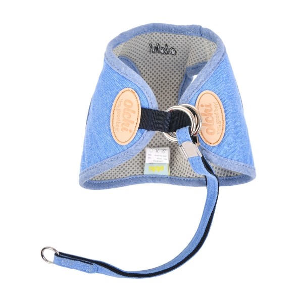 페오펫몰,#초보견주#쉬운길이조정 올치 강아지 산책용 매직 하네스/리드줄