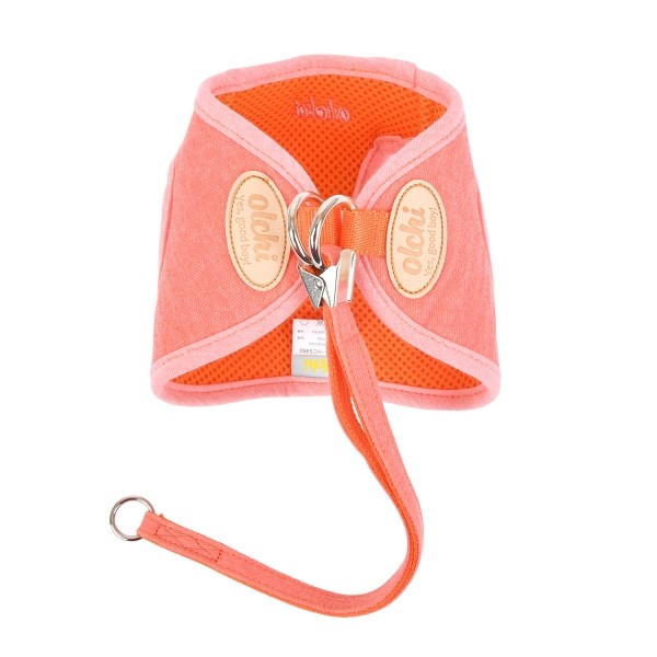 페오펫몰,#초보견주#쉬운길이조정 올치 강아지 산책용 매직 하네스/리드줄