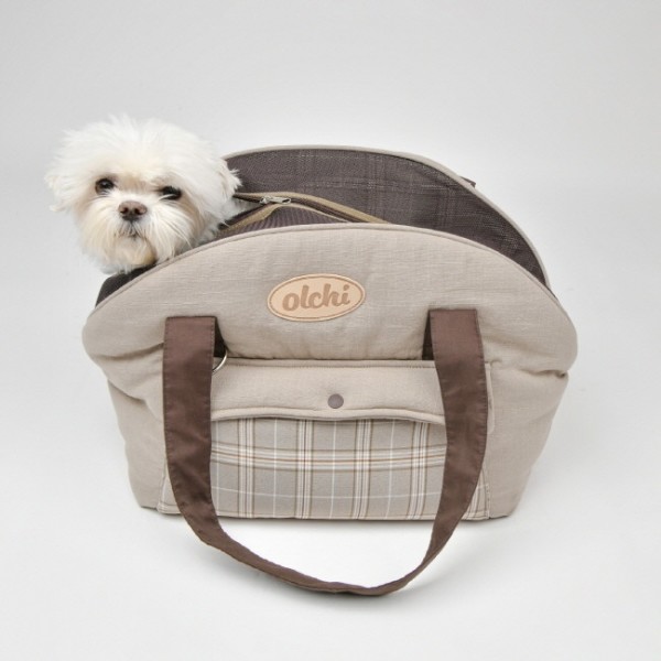 페오펫몰,올치 강아지 이동장 카시트 편안한 멀티백 코튼 몽글백 2종
