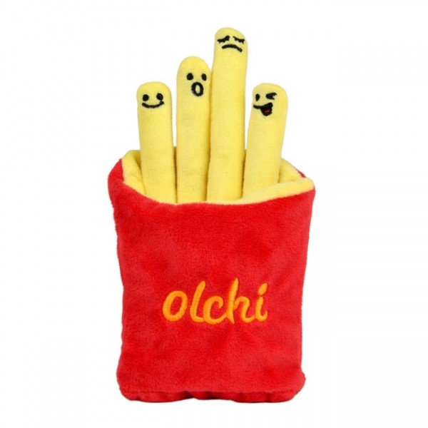 페오펫몰,올치 강아지 터그 장난감 파이브도그즈 햄버거 세트 (햄버거,감자튀김,콜라)