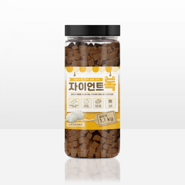 페오펫몰,자이언트독 강아지 가수분해 간식 대용량 훈련용 노즈워크 1.1kg