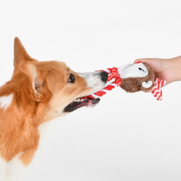페오펫몰,[댕보양특가]올치 루돌프 삑삑 터그 노즈워크 토이