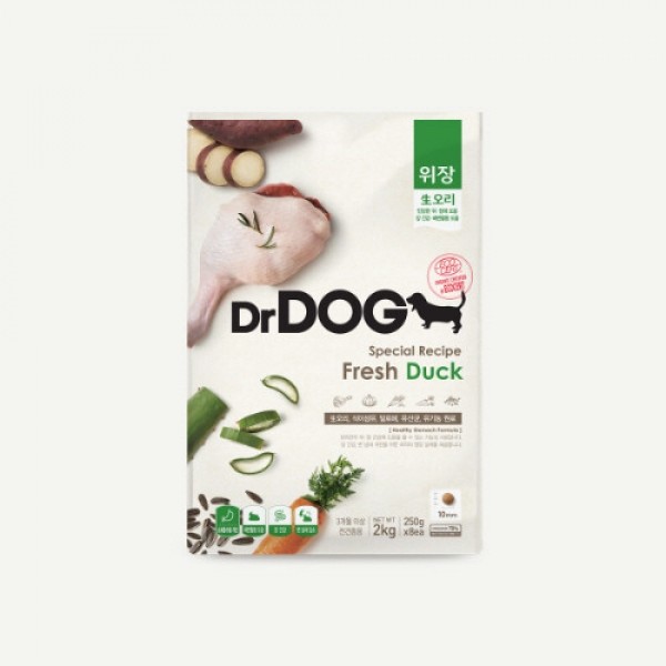 페오펫몰,#1000만선택#재구매인기 닥터독 속변한 배변활동 위장 강아지 대용량 사료 2kg/4kg/6kg