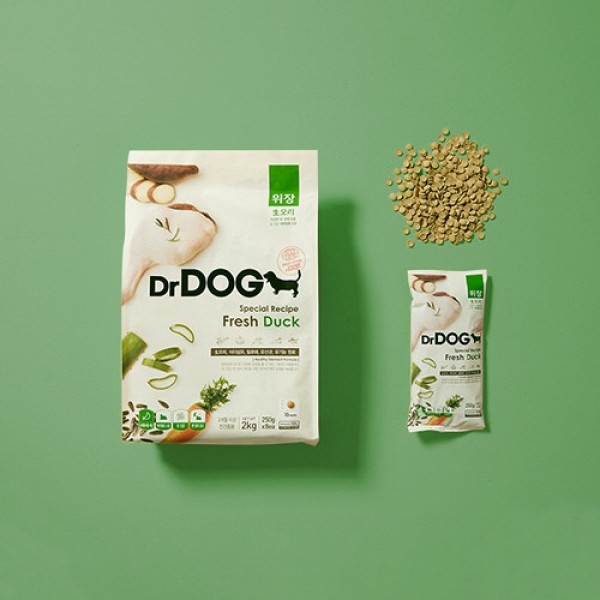 페오펫몰,#1000만선택#재구매인기 닥터독 속변한 배변활동 위장 강아지 대용량 사료 2kg/4kg/6kg