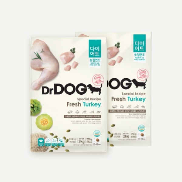 페오펫몰,#1000만선택#재구매인기 닥터독 고단백 저지방 다이어트 강아지 대용량 사료 2kg/4kg/6kg