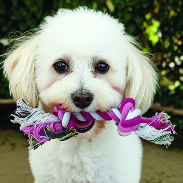 페오펫몰,예보들 강아지 치석제거 장난감 실타래 로프 토이 노즈워크장난감 터그놀이 장난감