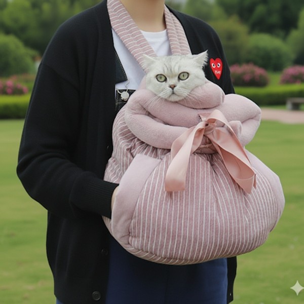 페오펫몰,[예보들][꽃길특가] 예보들 강아지 앞가방 슬링백 이동가방 산책용품 야외용품 아기띠  새끼 강아지