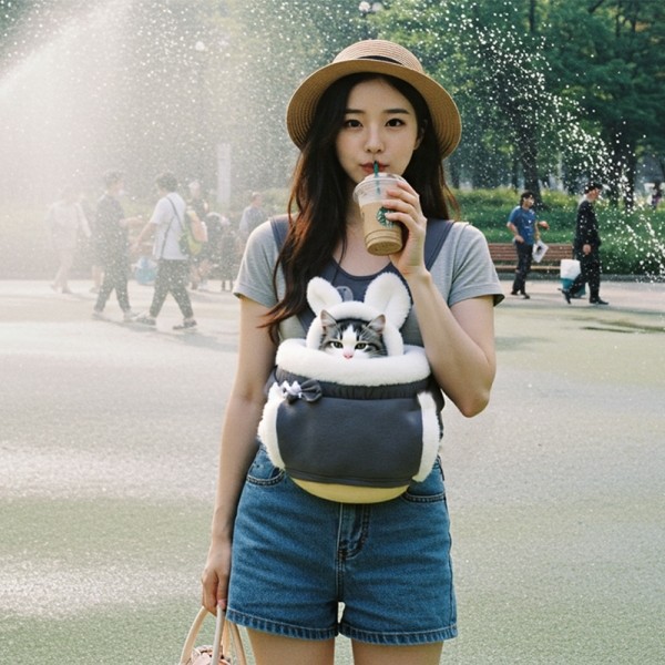 페오펫몰,[예보들][꽃길특가] 예보들 강아지 앞가방 슬링백 이동가방 산책용품 야외용품 아기띠  새끼 강아지