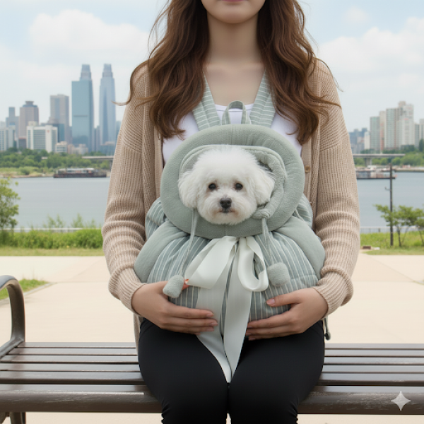 페오펫몰,[예보들][꽃길특가] 예보들 강아지 앞가방 슬링백 이동가방 산책용품 야외용품 아기띠  새끼 강아지