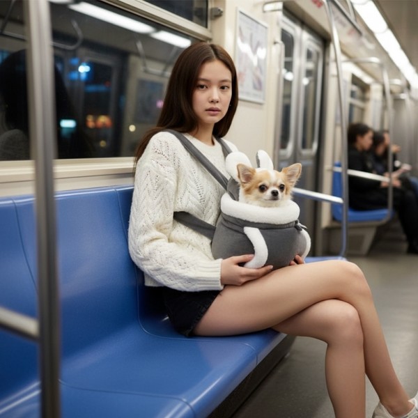 페오펫몰,[예보들][꽃길특가] 예보들 강아지 앞가방 슬링백 이동가방 산책용품 야외용품 아기띠  새끼 강아지