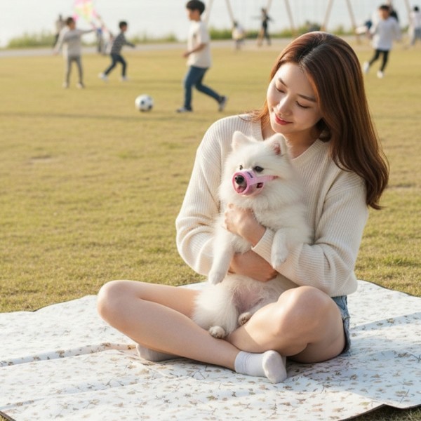 페오펫몰,예보들 강아지 투명입마개 짖음방지기 대형견입마개 소형견입마개