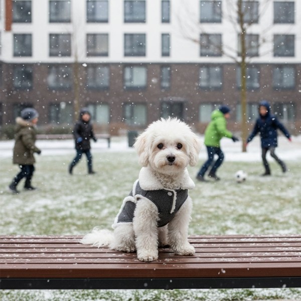 페오펫몰,[예보들][꽃길특가] 강아지 무스탕 강아지 올인원 방한복