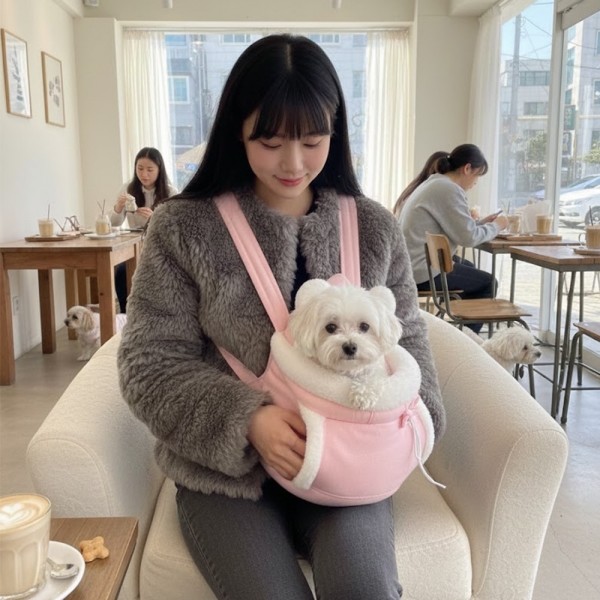페오펫몰,[예보들][꽃길특가] 예보들 강아지 앞가방 슬링백 이동가방 산책용품 야외용품 아기띠  새끼 강아지