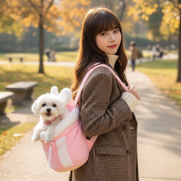 페오펫몰,[예보들][꽃길특가] 예보들 강아지 앞가방 슬링백 이동가방 산책용품 야외용품 아기띠  새끼 강아지