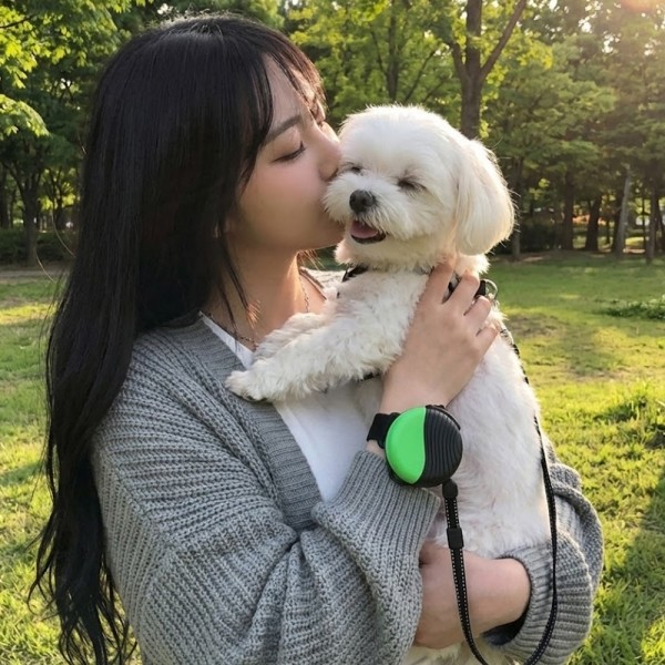 페오펫몰,[예보들][꽃길특가]자유로운 손목형 웨어러블 강아지 자동 리드줄