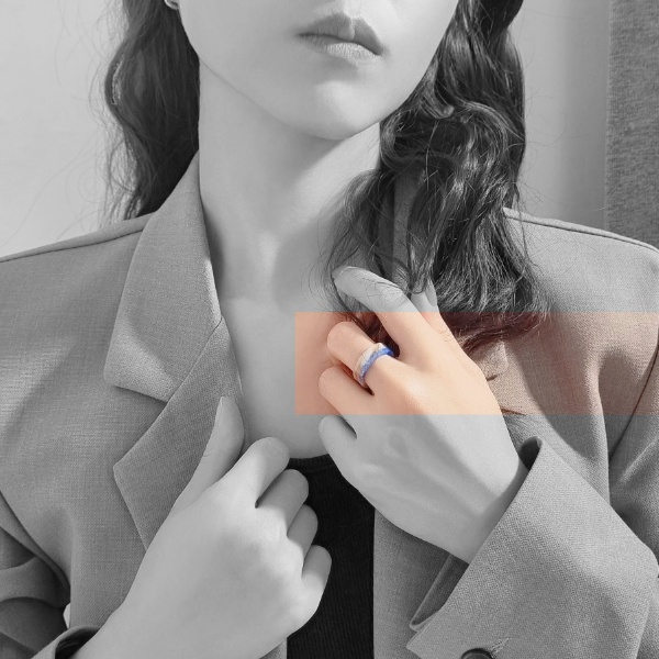 페오펫몰,반려동물 털로 만든 반지 - 블루니스 호마이카