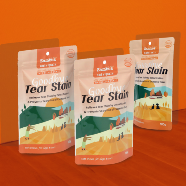 페오펫몰,잠보아 뉴트리페어 굿바이 티어스테인 180g