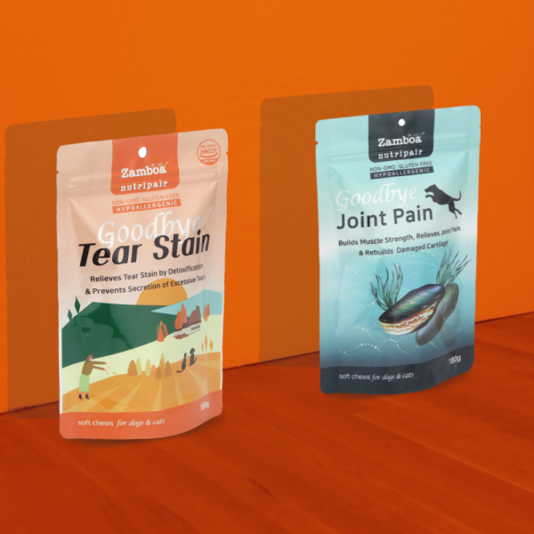 페오펫몰,잠보아 뉴트리페어 (눈물자국 + 관절) 영양제 세트