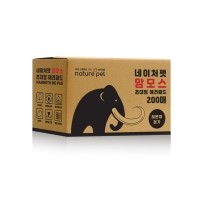 네이처펫 맘모스 초대형 애견패드 200매 레몬향