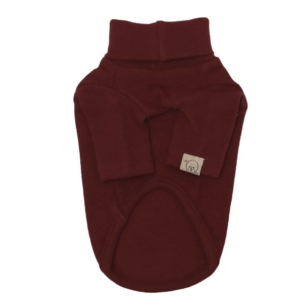 페오펫몰,그루밍독 반려동물 무지 목 폴라 이너 티셔츠 S~2XL, 4 colors