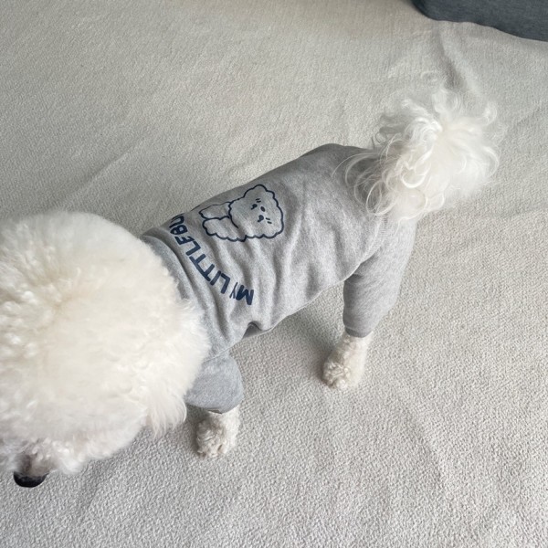 페오펫몰,그루밍독 반려동물 리틀 버니 맨투맨 S-2XL, 3 colors