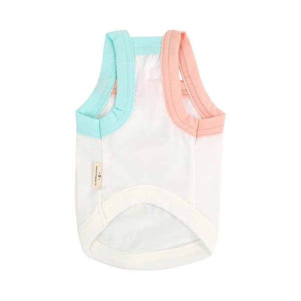 페오펫몰,그루밍독 반려동물 커플룩 (아이&견주) 스마일 데이지 나시 & 티셔츠 S-2XL, 1 color