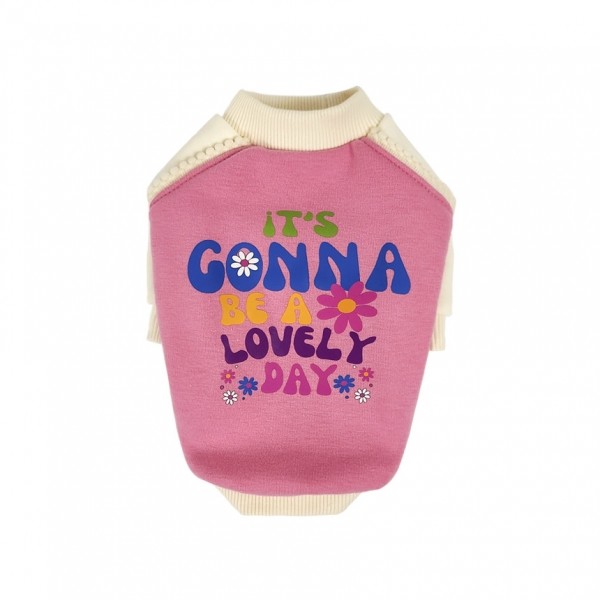 페오펫몰,[꽃길특가] 그루밍독 반려동물 커플룩 러블리 데이 기모 맨투맨 티셔츠 S-2XL, 3 colors & 견주용 원피스