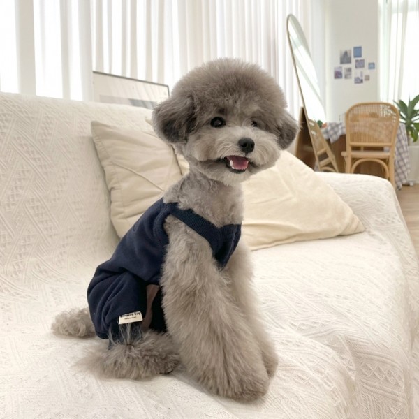 페오펫몰,그루밍독 커플룩 강아지옷 모닝 나시 올인원 S-2XL, 4 colors