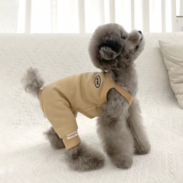 페오펫몰,그루밍독 커플룩 강아지옷 모닝 나시 올인원 S-2XL, 4 colors