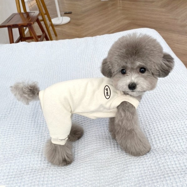 페오펫몰,그루밍독 커플룩 강아지옷 모닝 나시 올인원 S-2XL, 4 colors