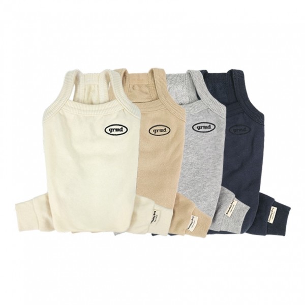 페오펫몰,그루밍독 커플룩 강아지옷 모닝 나시 올인원 S-2XL, 4 colors