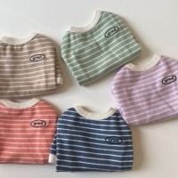 [행복특가] 그루밍독 반려동물 캐주얼 크레용 단가라 점프 티셔츠 데일리룩 S-2XL, 5 colors